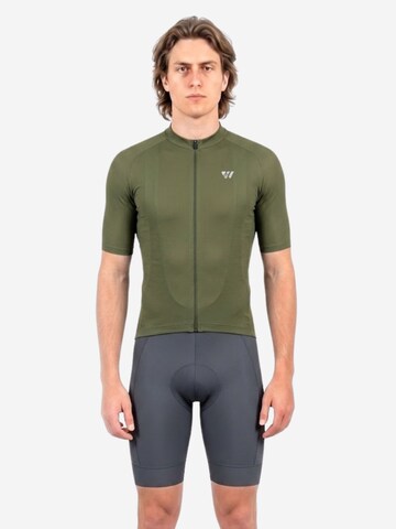 WULIBIKE - Ropa para correr 'Wulibike Radsport-Set 'All-Road Cargo' Oliv/Grau' en verde