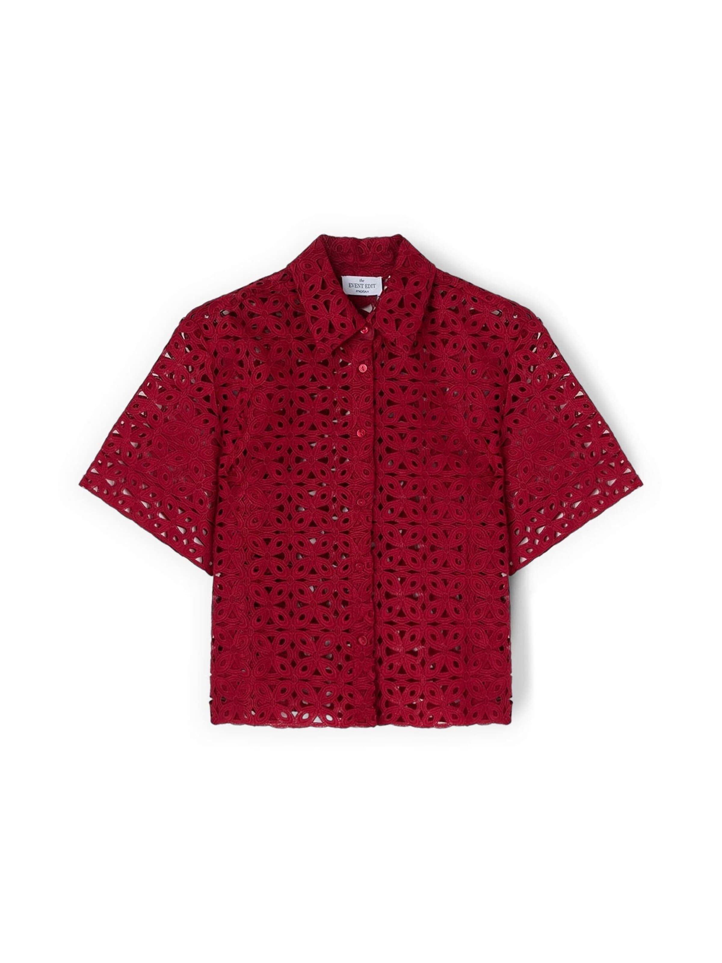 MOTIVI Blouse in Rood: voorkant