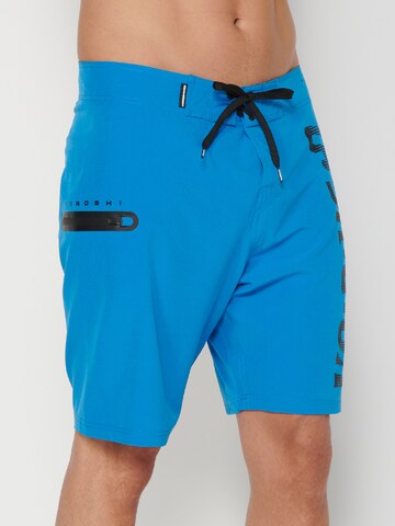 KOROSHI Badehose in Blau