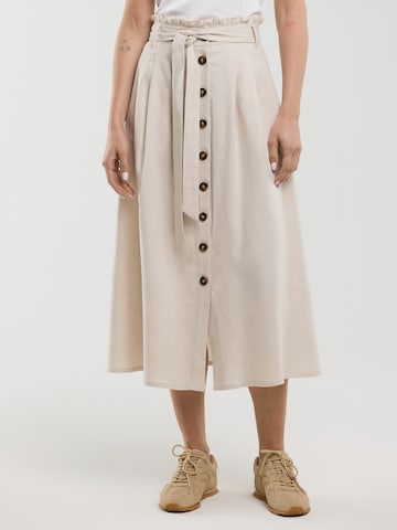 BIG STAR Rok 'Cosmo' in Beige: voorkant