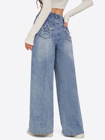 Imily Bela Wide leg Jeans in Blauw