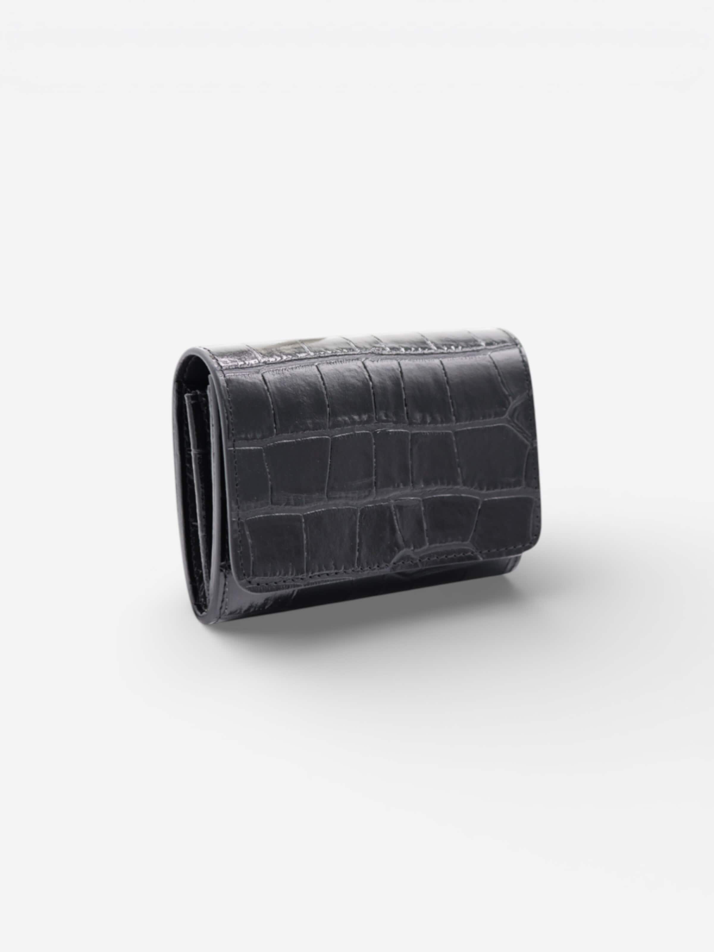 Porte-monnaies 'COSMO MINI CROC' Cheval Firenze en noir