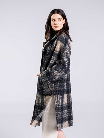 FREAKY NATION - Abrigo de invierno 'Check Girl' en azul
