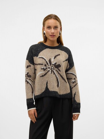 VERO MODA Pulóver 'MAdison' - fekete: elől