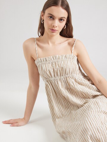 OBJECT - Vestido de verano 'OBJFine' en beige