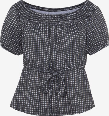 LASCANA Shirt in Schwarz: predná strana