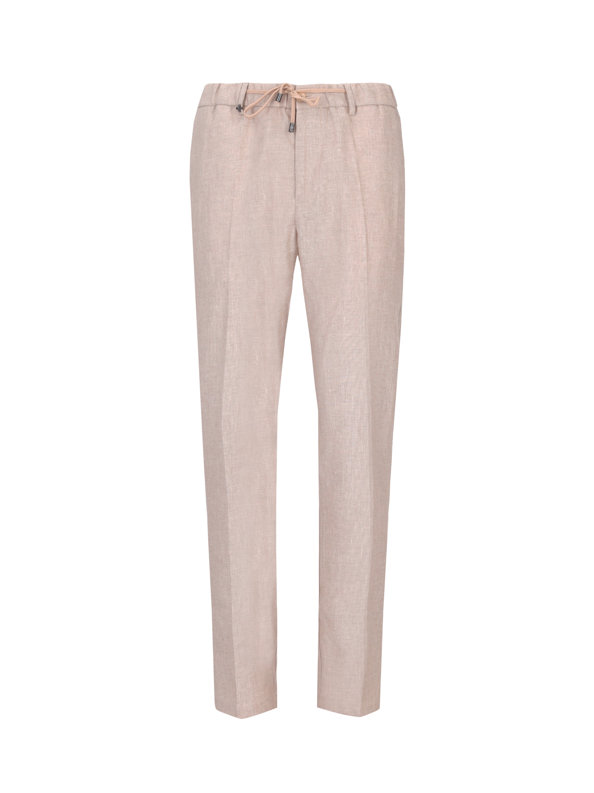 Distretto12 - Loosefit Pantalón de pinzas 'T. Certo' en beige: frente