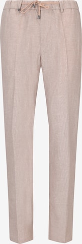 Distretto12 - Loosefit Pantalón de pinzas 'T. Certo' en beige: frente