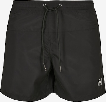 Urban Classics Board Shorts in Black: front