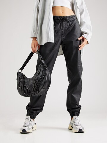 Effilé Pantalon 'NMKLAY' Noisy may en noir : devant