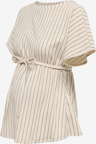 T-shirt 'OLMPetris' Only Maternity en blanc : devant