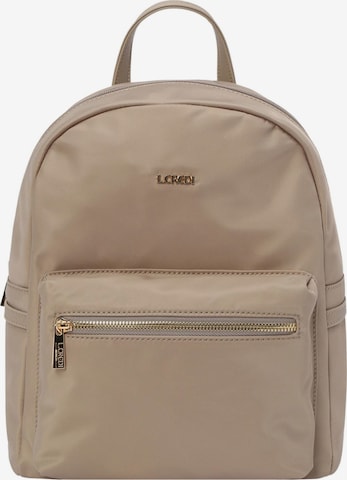 L.CREDI Rucksack 'Alena ' in Beige: predná strana