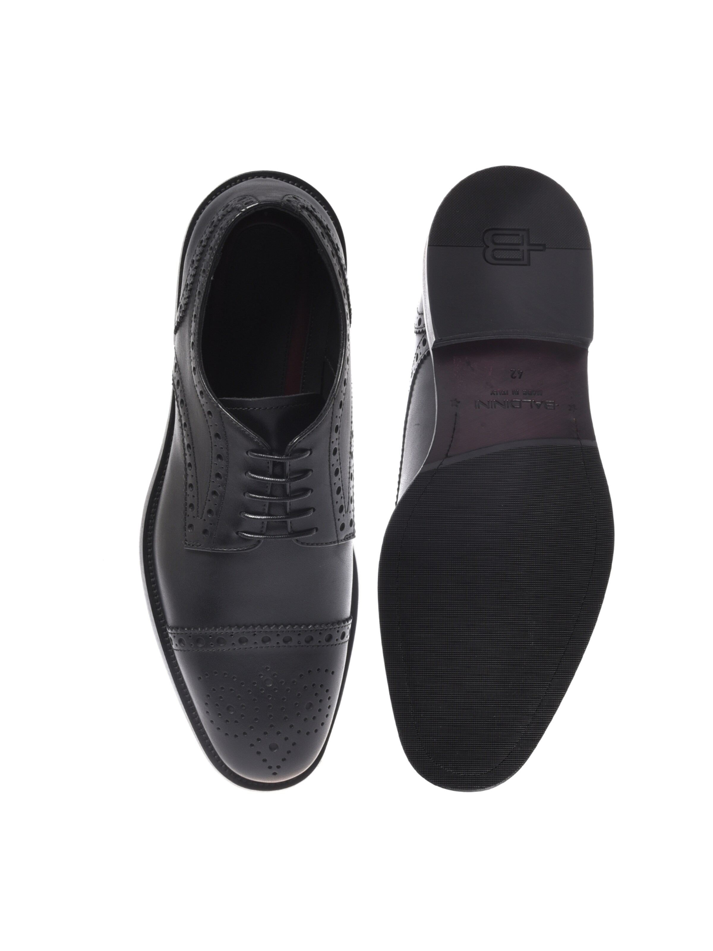 BALDININI Veterschoen in Zwart