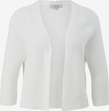 comma casual identity Knit Cardigan in White: front