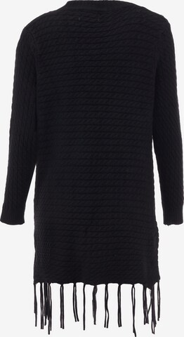 isha Knit Cardigan in Black