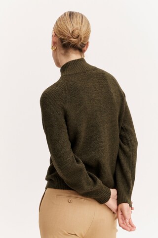 b.young Knit Cardigan 'MARTINE' in Green