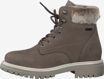 TAMARIS Lace-Up Ankle Boots in Grey