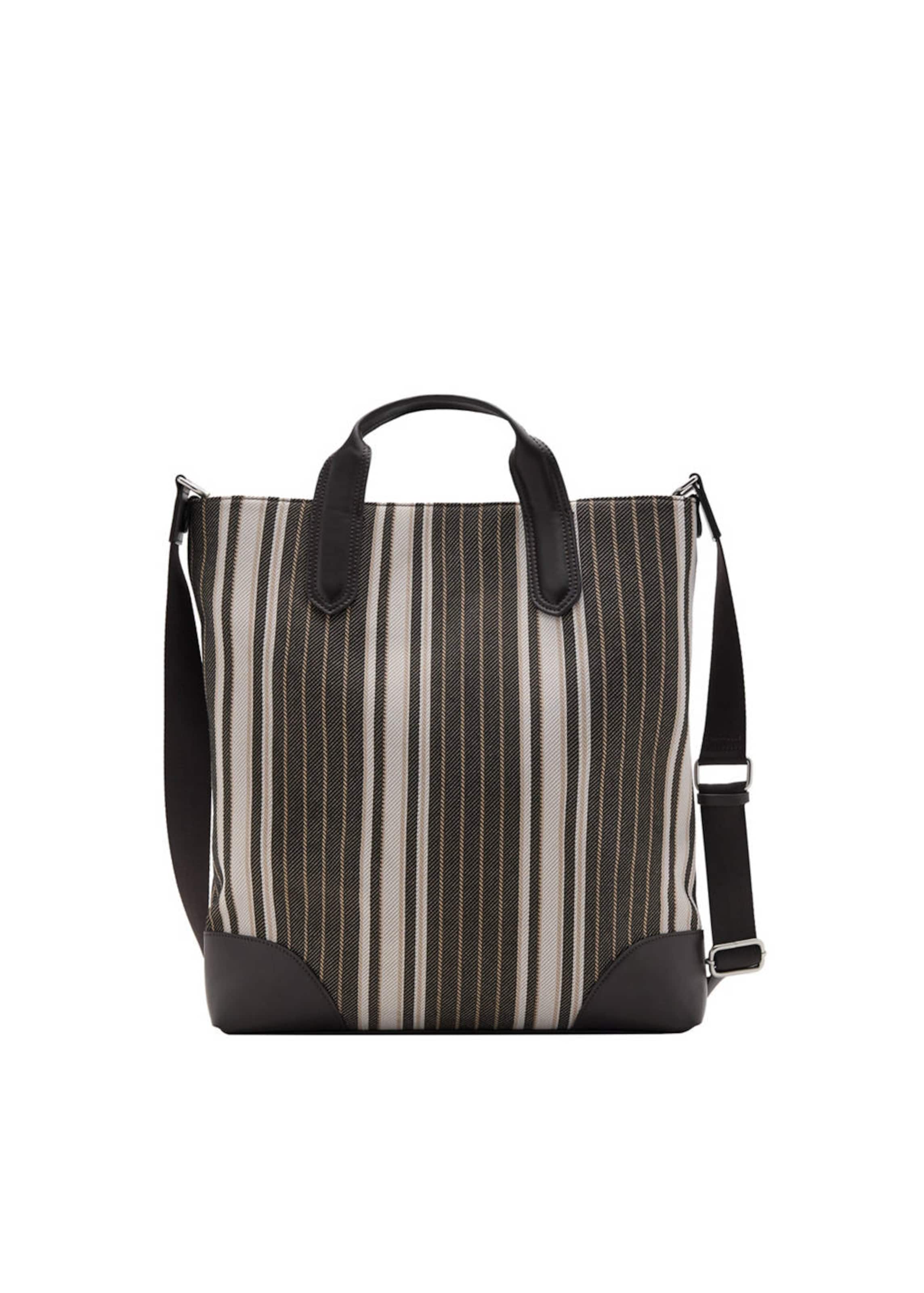 MANGO MAN Shopper in Brown: front