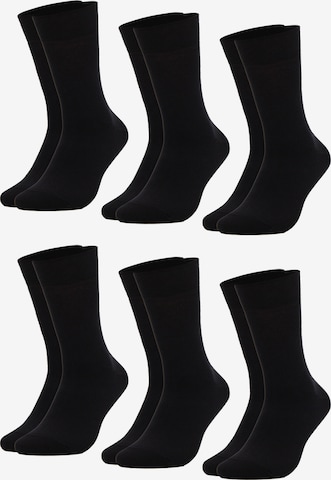 Occulto Socks 'Lukas' in Black: front