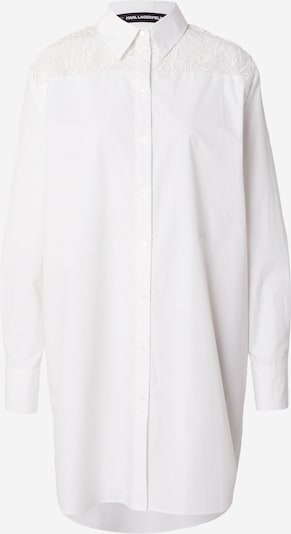 Karl Lagerfeld Puseromekko värissä valkoinen, Tuotenäkymä