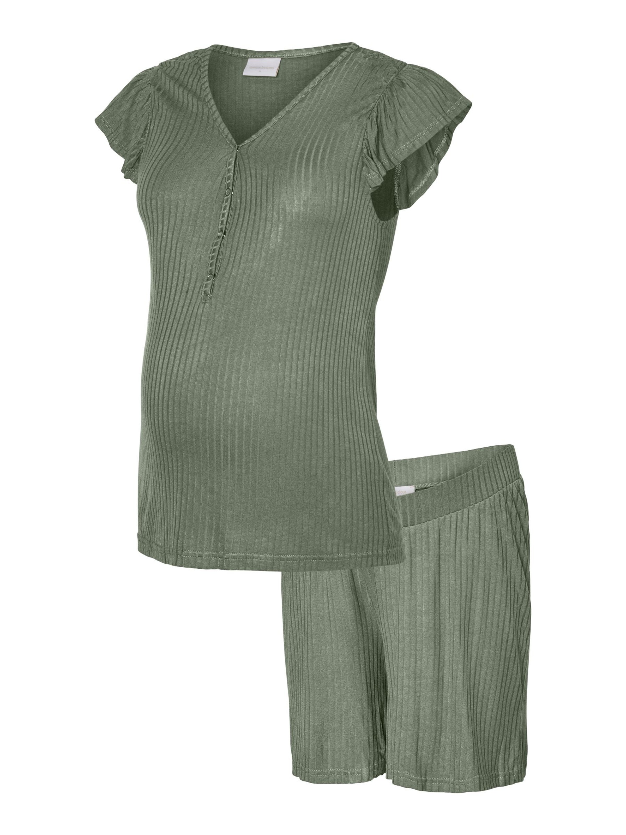 Shorty MAMALICIOUS en vert : devant