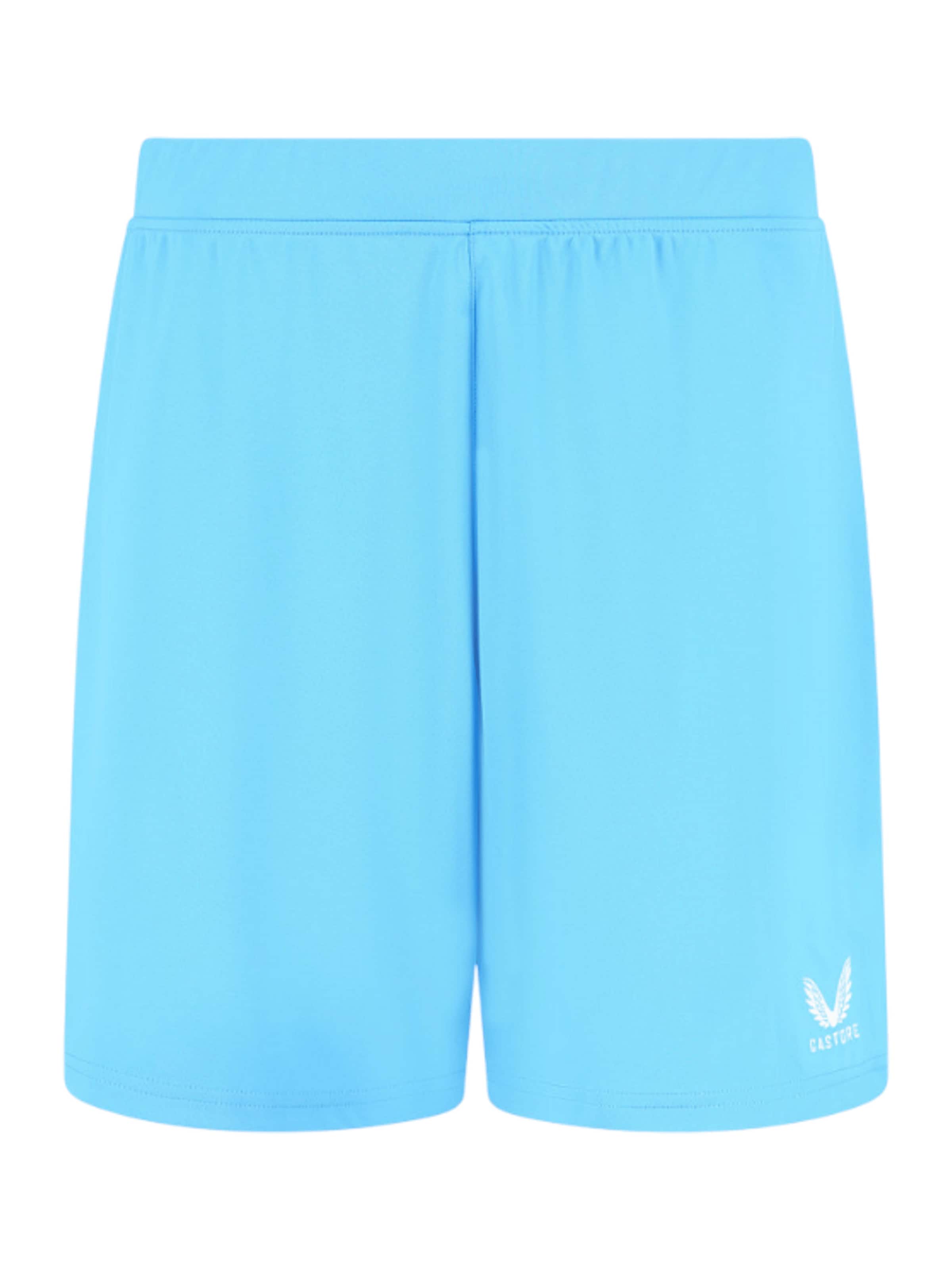 Castor Regular Workout Pants in Blue: front