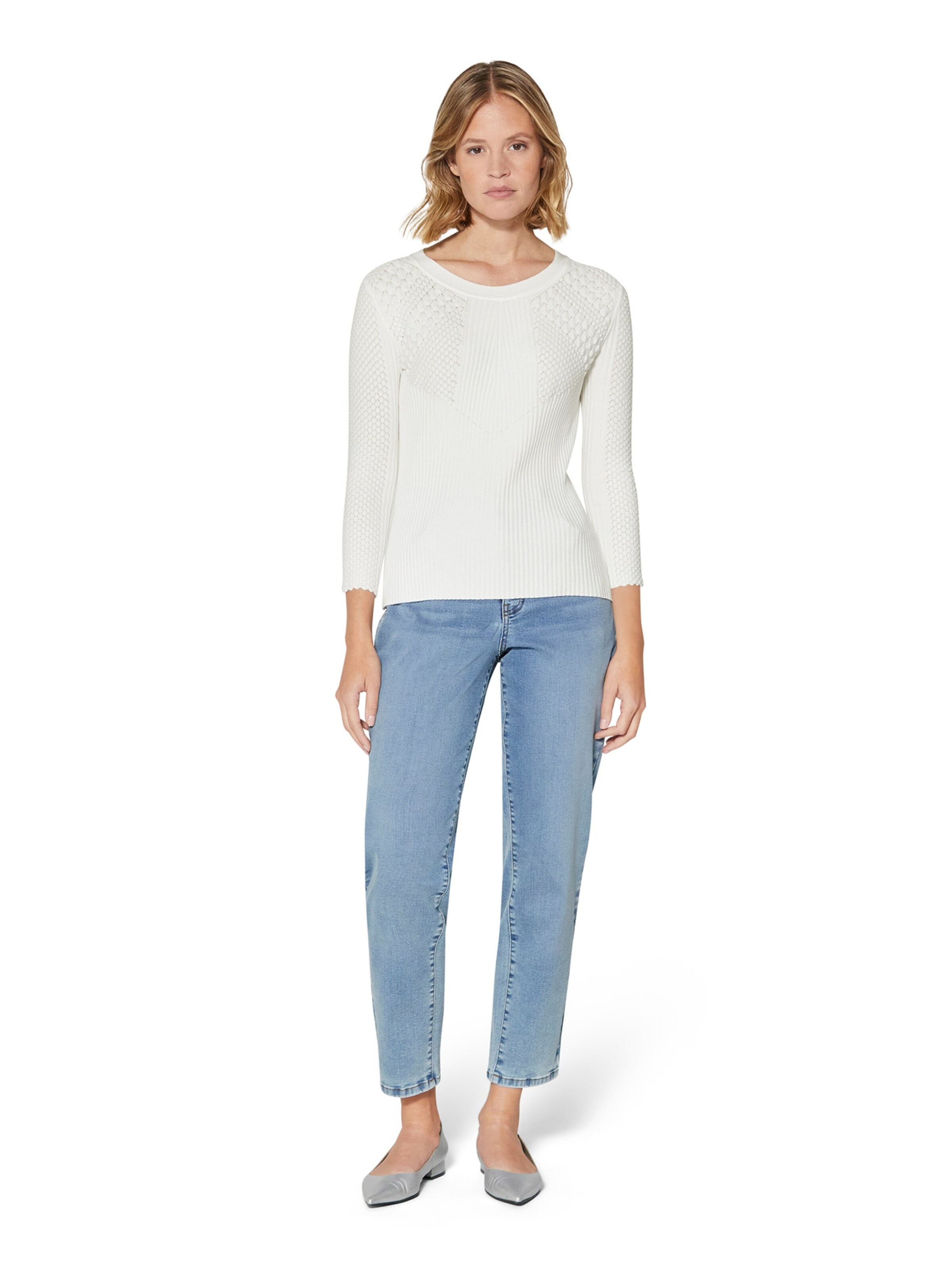 MADELEINE Pullover in Weiß