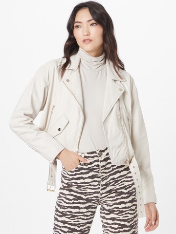 Ibana Between-Season Jacket 'BALMER' in White: front