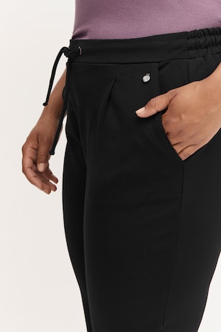 Fransa Curve Slimfit Stoffhose 'STRETCH' in Schwarz