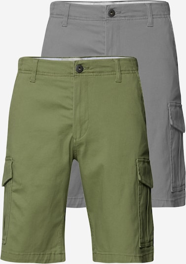 JACK & JONES Shorts 'JOE' in grau / grün, Produktansicht