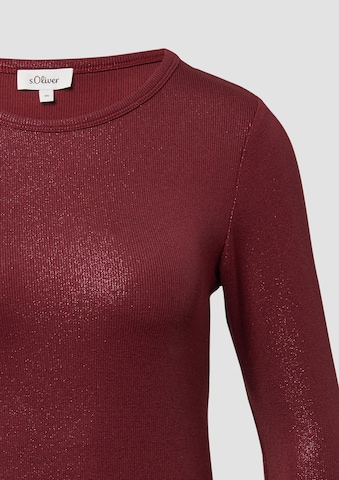 raudona s.Oliver Marškinėliai