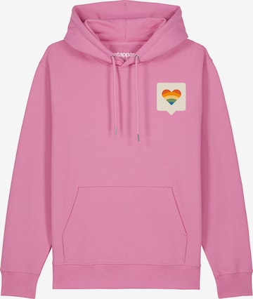 Sweat-shirt 'Von Herzen' Watapparel en rose : devant