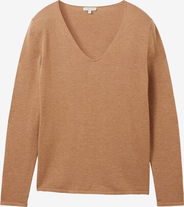 TOM TAILOR Sweater in Brown: front