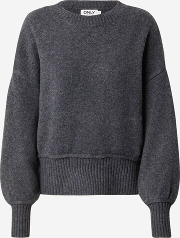 ONLY Sweater 'HAZEL' in Grey: front