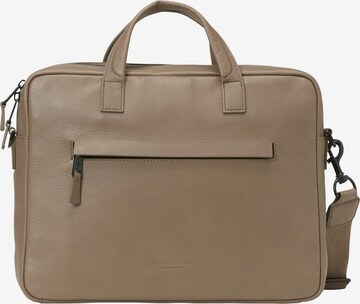 Marc O'Polo Document Bag in Beige: front