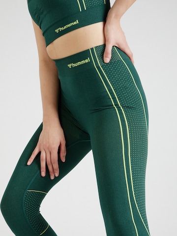Hummel Skinny Sportovní kalhoty 'MT ZONE' – zelená