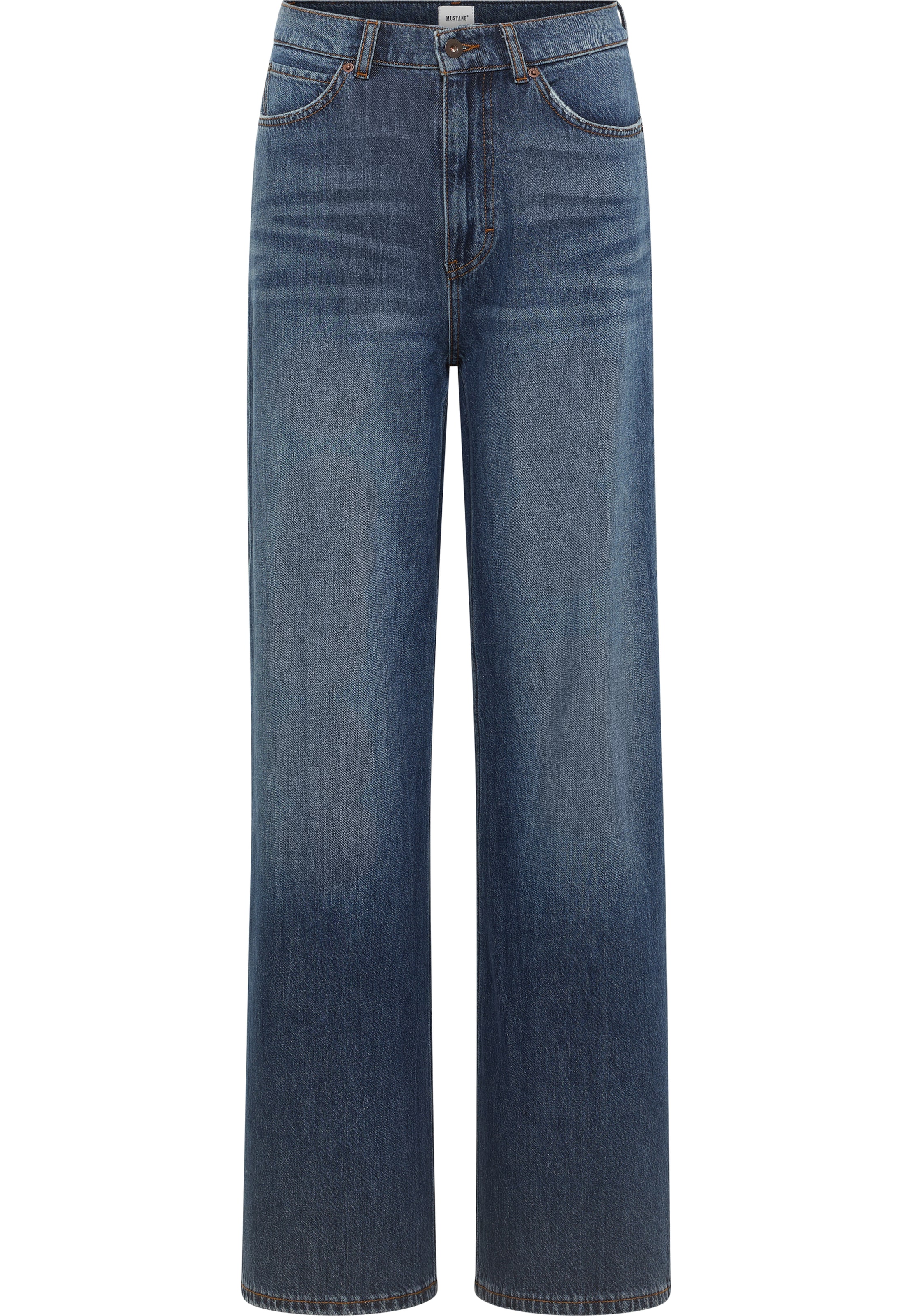 MUSTANG Wide Leg Jeans 'Luise Wide' in Blau: Vorderseite
