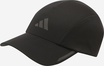 ADIDAS PERFORMANCE Athletic Cap 'Aeroready Four-Panel Mesh' in Black: front