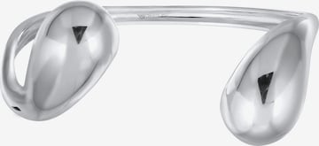 ELLI PREMIUM Armreif 'Chunky' in Silber: Vorderseite