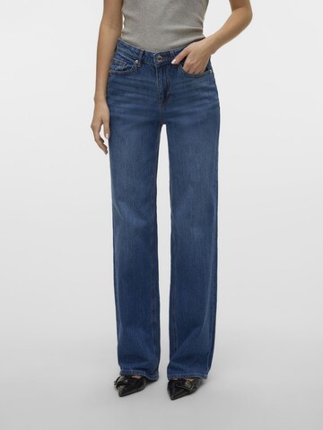 VERO MODA Wide leg Jeans 'VMMelisa' in Blauw: voorkant