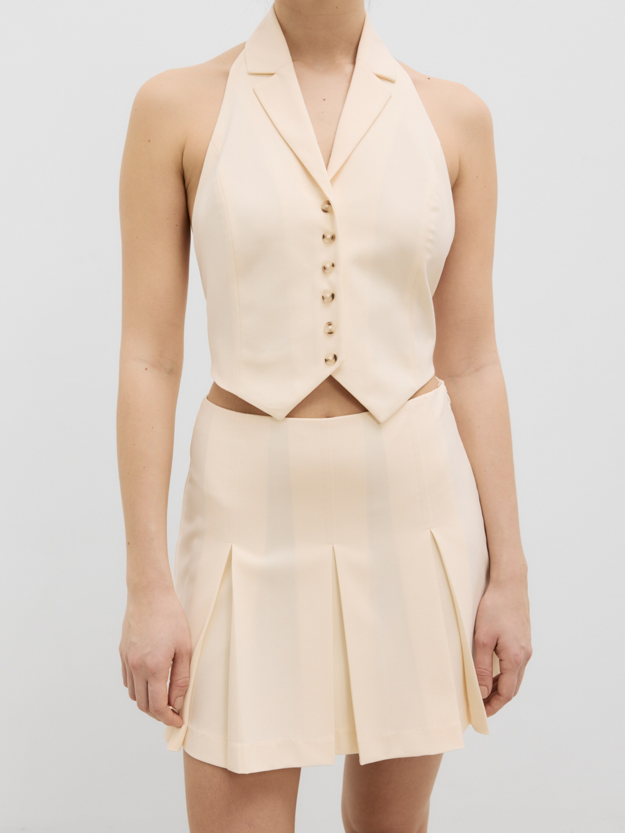 EDITED Producten Bodywarmer 'Giannina' Crème