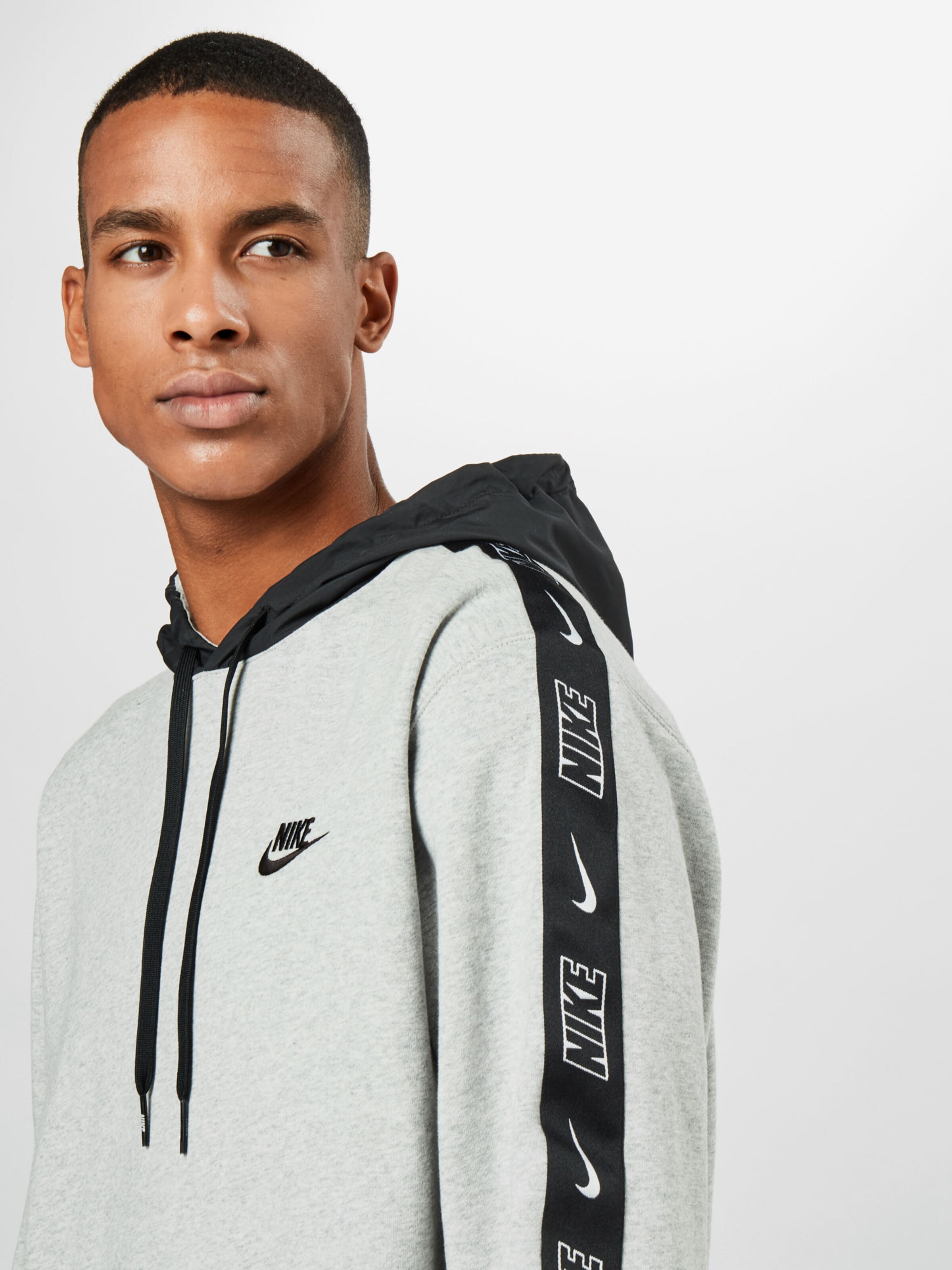 Männer Sweat Nike Sportswear Sweatshirt in Graumeliert - YB70844 Männer Sweat Nike Sportswear Sweatshirt in Graumeliert - YB70844