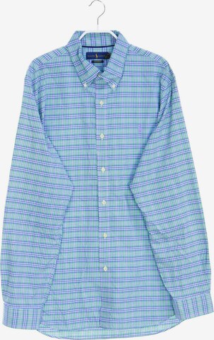 Ralph Lauren Button Up Shirt in XL in Blue: front