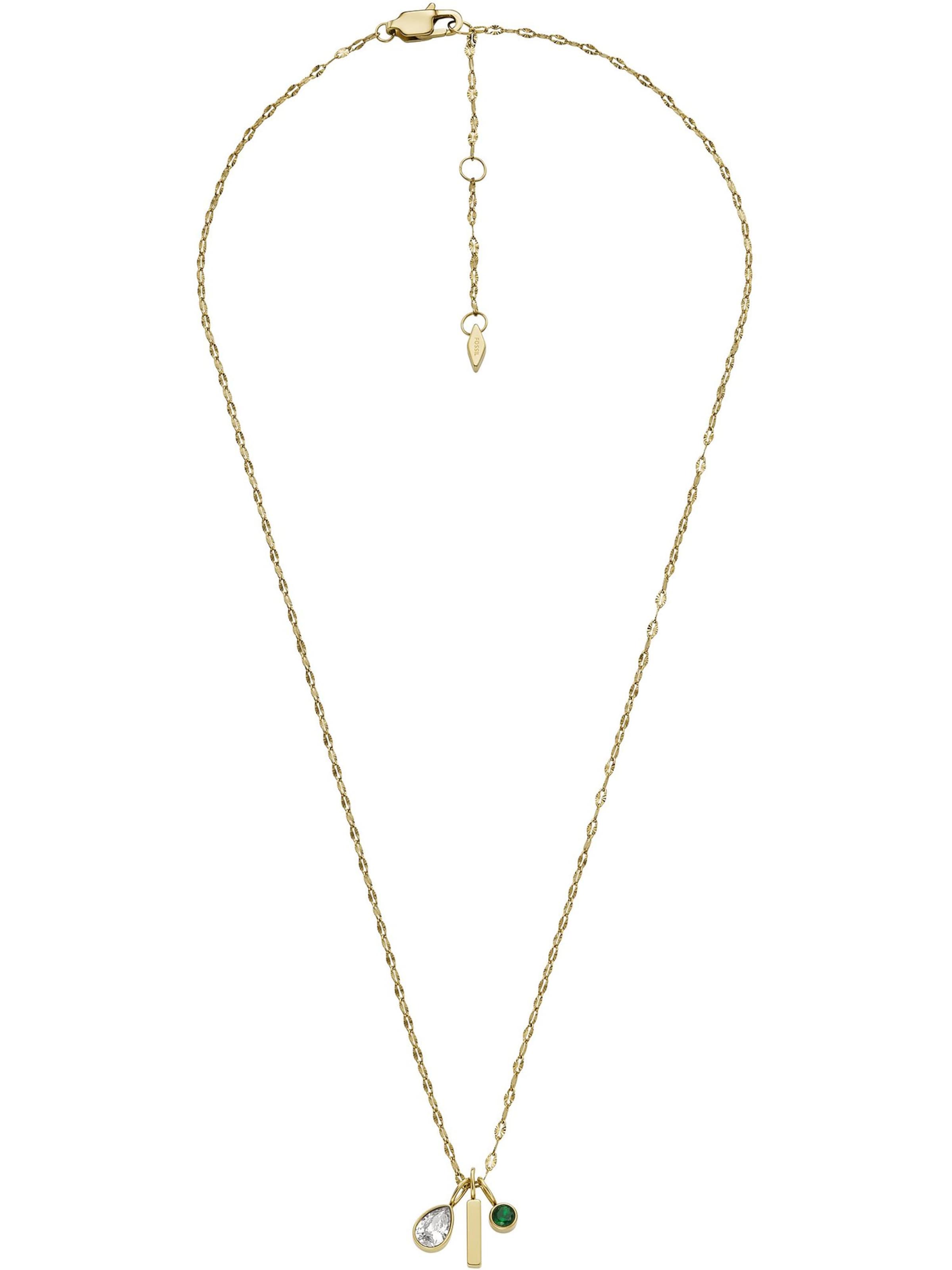 FOSSIL Necklace in Gold: front