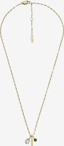 FOSSIL Necklace in Gold: front