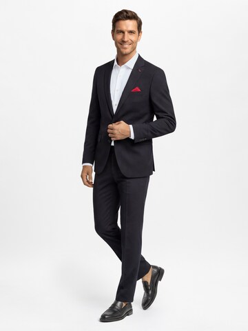 Coupe slim Veste de costume 'Brixdon' Finshley & Harding London en bleu