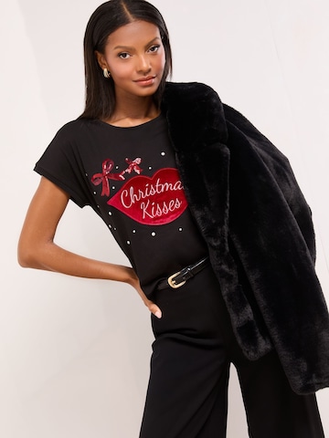 Lipsy Tričko - Čierna