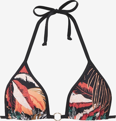 SUNSEEKER Bikini top in 80/C/D in Dark green / Apricot / Black / White, Item view