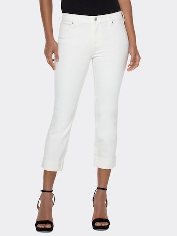 Liverpool Skinny Jeans in White: front