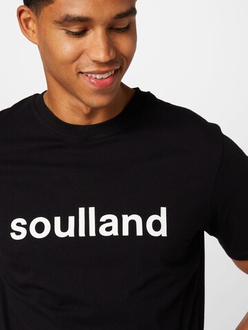 Soulland Shirt 'Chuck' in Zwart